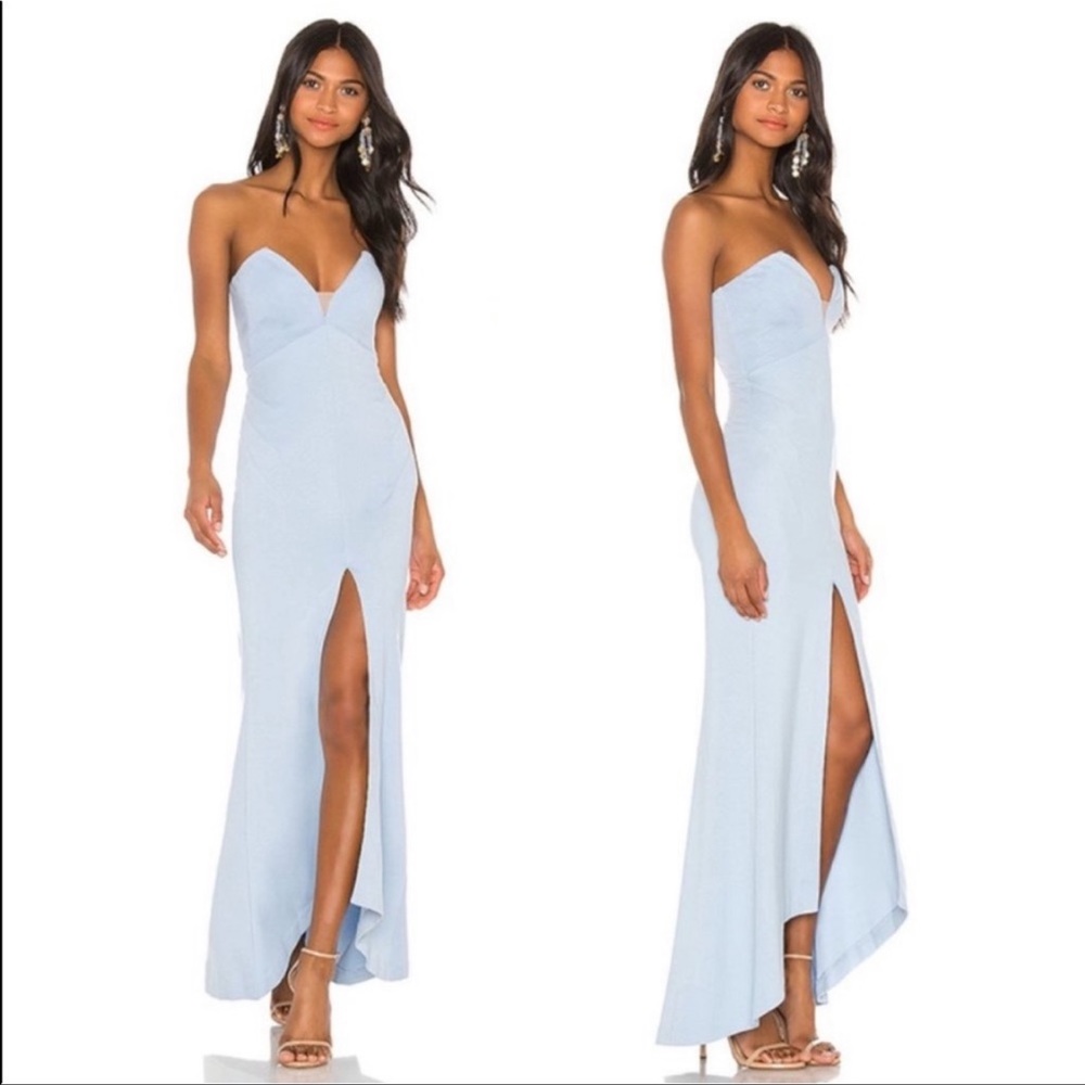 Lovers + Friends Pompeii Gown Blue